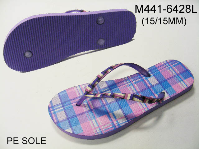 Ladies Fashion Pe Slippers