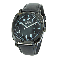 Quartz Leather Strap Alloy Watch, A4237BD.0130