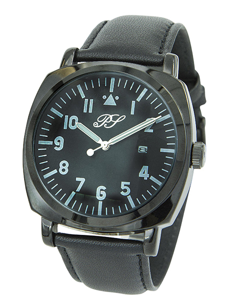 Quartz Leather Strap Alloy Watch