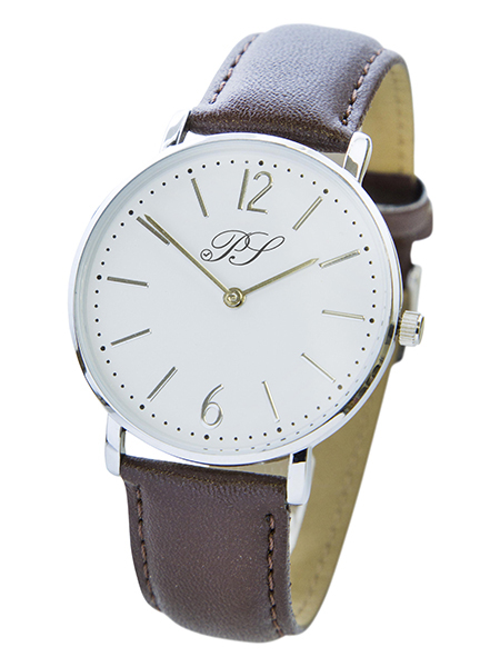 Quartz Leather Strap Alloy Watch