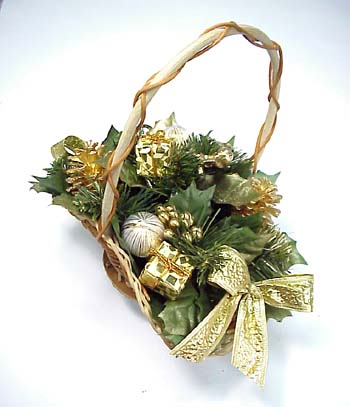Christmas oval basket