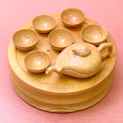 Marble Kung Fu Tea Set