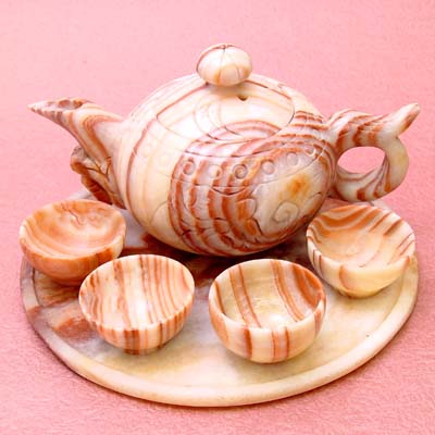 Marble Tea Set