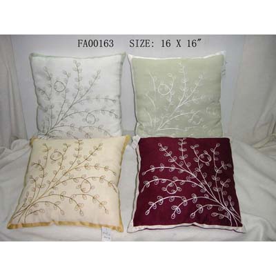 Cushion with Embroidery