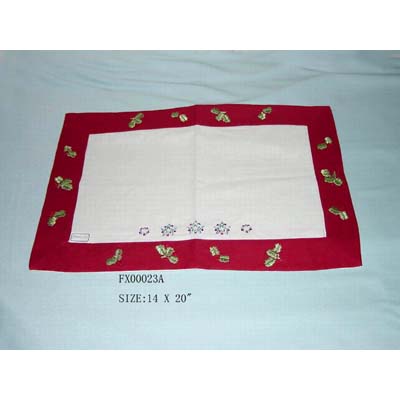 Placemat with Embroidery