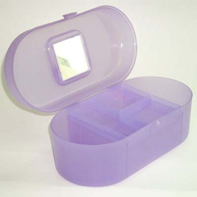 Large Frosted Cosmetic Case