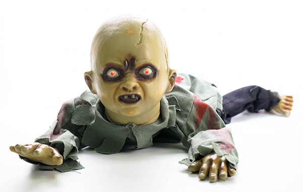 Climbing Zombie Baby