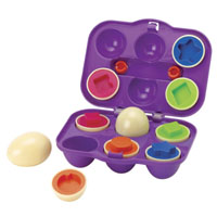SHAPE SORTING EGG WITH CASE