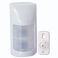 DOUBLE-TWIN-OPTICS PIR MOTION DETECTOR