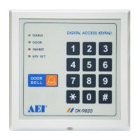 Single Relay Output Digital Access Control Keypad