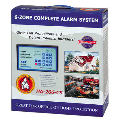 6-ZONE AUTO-DIALER ALARM COMPLETE KIT