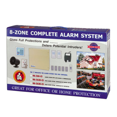 8-ZONE AUTO-DIALER ALARM COMPLETE KIT
