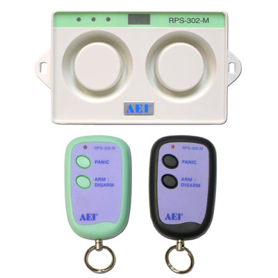 IR REMOTE CONTROLLER WITH INDOOR SIREN FOR ALARMS