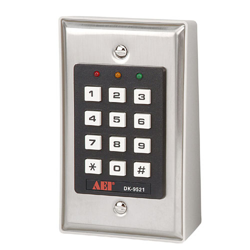 2 OUTPUT SINGLE RELAY DIGITAL ACCESS CONTROL KEYPAD,DK9521 AEI PROTECTON SYSTEMS LIMITED