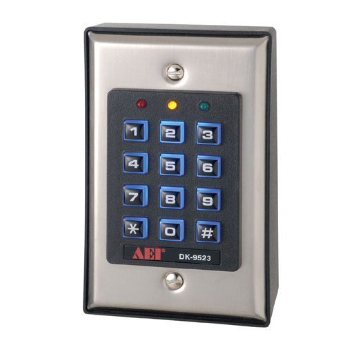 3 OUTPUT DUAL RELAY DIGITAL ACCESS CONTROL KEYPAD,DK9523BL AEI PROTECTON SYSTEMS LIMITED