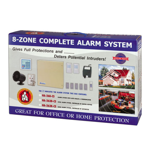 8-ZONE AUTO-DIALER ALARM COMPLETE KIT