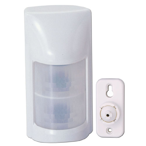 DOUBLE-TWIN-OPTICS PIR MOTION DETECTOR