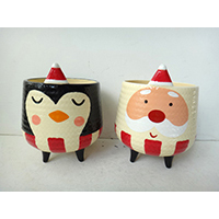 X'mas Ceramic Pot