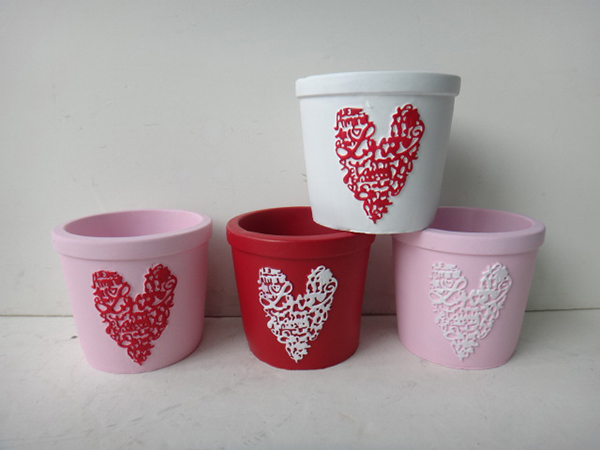 Valentine's Day Ceramic Pot