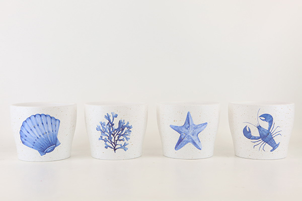 Ocean Ceramic Pot