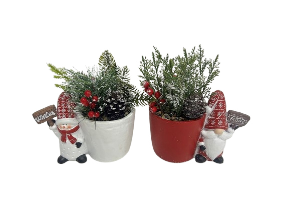 X'mas Ceramic Pot