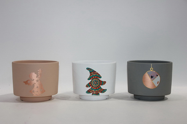 X'mas Ceramic Pot