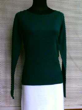 Acrylic Cashmere Mock Turtle Pullover