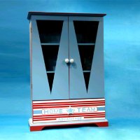 Sell Bookcase with Baseball Pattern