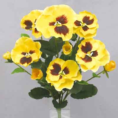 Pansy bush 14 inches # Yellow
