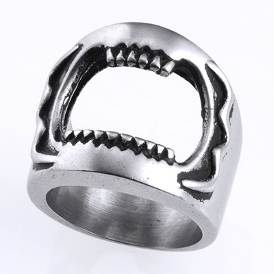 Fighter Bottle Opener Ring