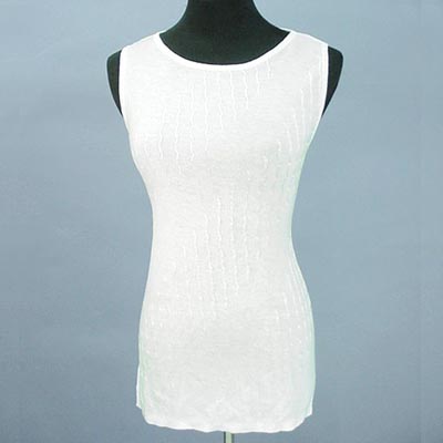 Ladies's neck vest