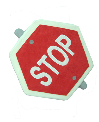 Road Sign Cushion