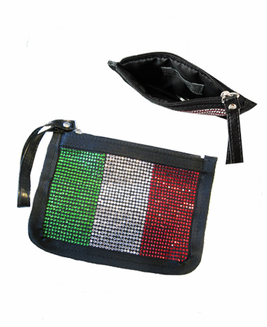 Coins Pouch with Italy National Flag Pattern