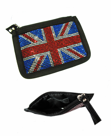 Coins Pouch with UK National Flag Pattern