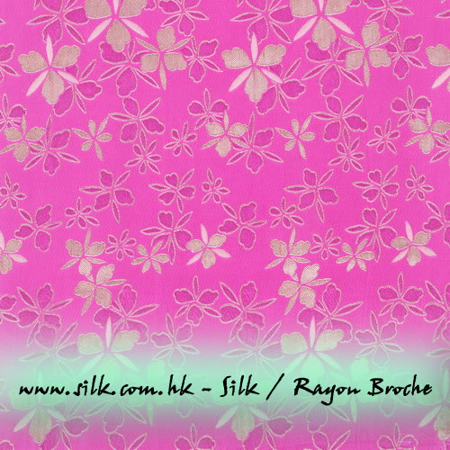 Silk / Rayon - Broche