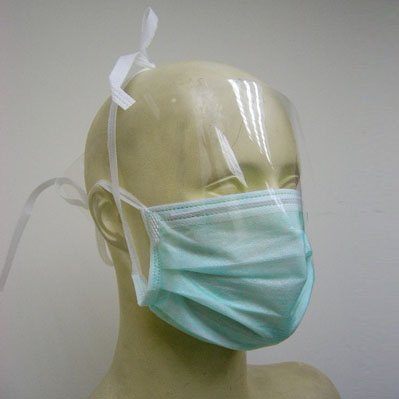 Sell Tie-on surgical mask with eye shield