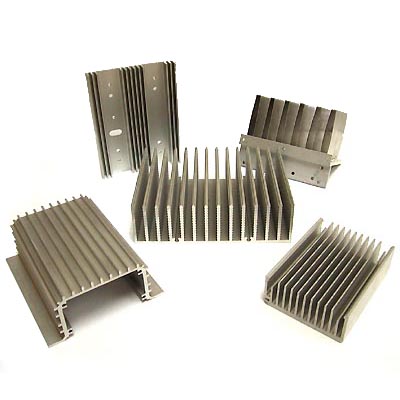 Natural Anodized Heatsinks for Industrial Usage