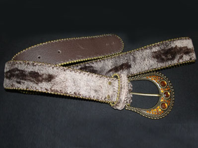 Brushed Fur Belt