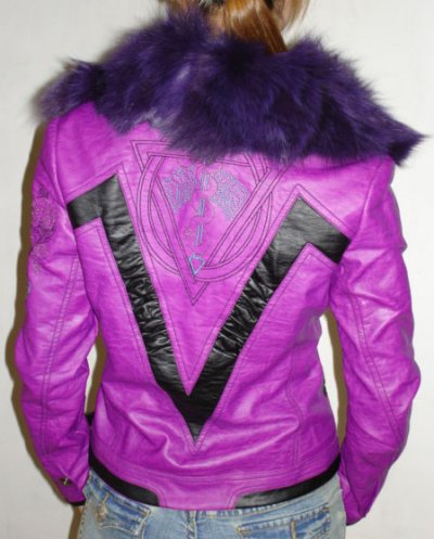 Fur & Fake Leather Jacket