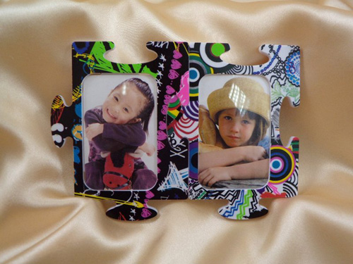 Puzzle Photo Frame with Magnet