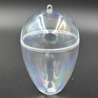 Transparent Plastic Oval Egg Shape Candy Cotainer