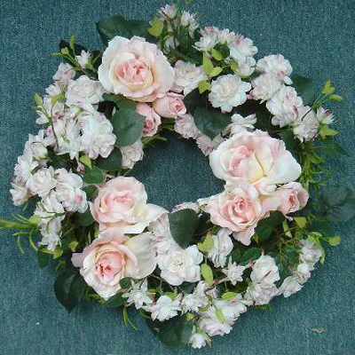 15 inches ROSE WREATH