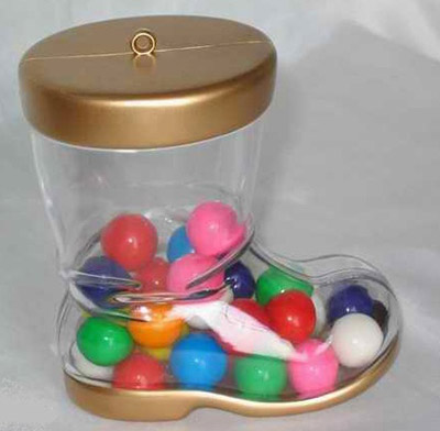 Christmas Boot Candy Container