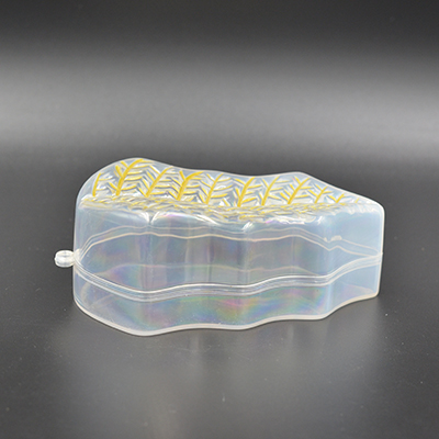Mini Christmas Leaf Shape Container