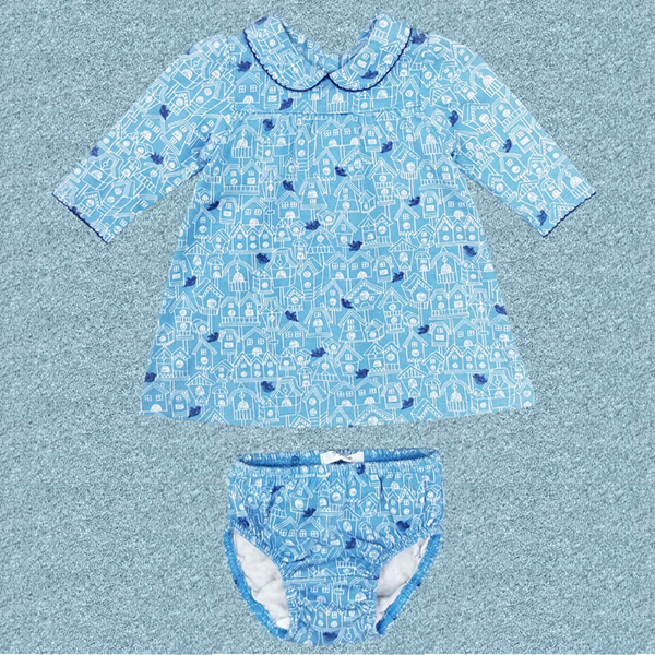 Baby Girls Jersey Dress with Knicker Set