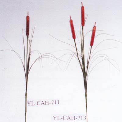 27 inches Single Jewel Cat Tail Spray w/Mica Top Grass,27 inches Jewel Cat Tail Spray x 3 w/Mica Top Grass