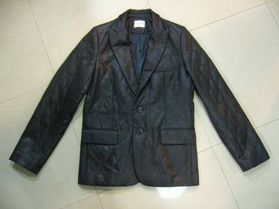 Men's woven coat w. hood