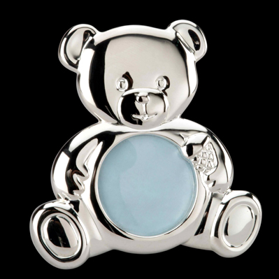 Silver Plated 1R Bear Design Photo Frame