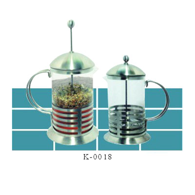 Stainless Steel 1.0L Glass Plunger