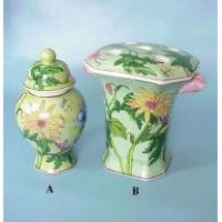 A: 8 inches General Jar B: 8 inches Five Holes Flower Pot